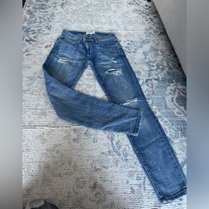 Current Elliot straight leg jean, high quality denim